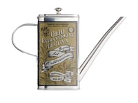 KitchenCraft World of Flavours posuda od nehrđajućeg čelika za maslinovo ulje s vintage uzorkom, 500 ml 1
