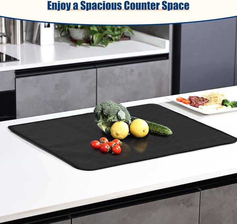 KitchenRaku Indukciós tűzhely védőlap, mágneses szilikontakaró 78x52cm fekete