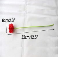 Kitchnexus 10db Művirág 33cm Valódi Tapintású Pipacs Esküvői Csokor Valentin Nap 5