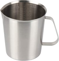 Kitchnexus rozsdamentes mérőkancsó 1 literes tejkiöntő kávéhoz 1