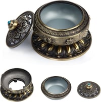 Kitchnexus tibeti füstölőtartó 10x8 cm faragott 8