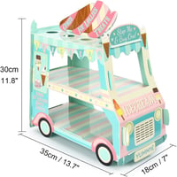 Kitchnexus Torta Állvány Karton Cupcake Muffin Desszert Tálca Esküvő Születésnap 3