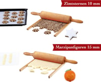 KITCHTIC Premium tésztagyúró készlet 6 részes bükk fa ajándék dobozban 3