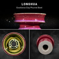 Cap de shisha din argilă roșie KITOSUN, compatibil cu HMD, capacitate 15g 5