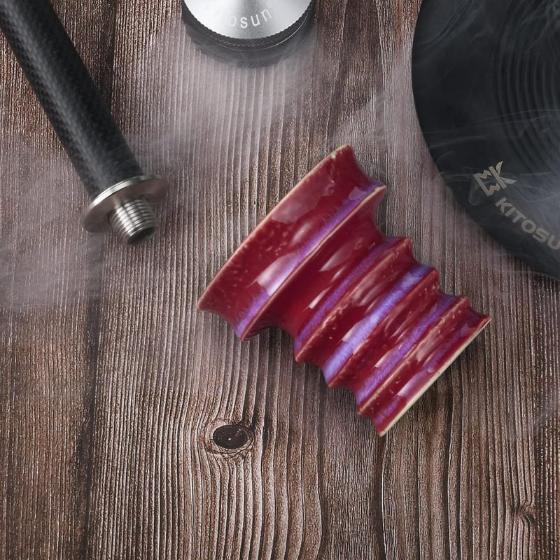 Cap de shisha din argilă roșie KITOSUN, compatibil cu HMD, capacitate 15g