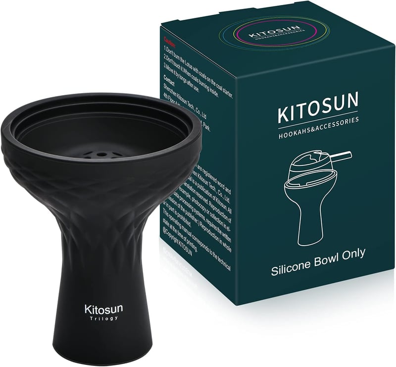 KITOSUN Vortex szilikon shisha fej 70° dőlésszögű, 15-18g kapacitás, Lotus HMD kompatibilis