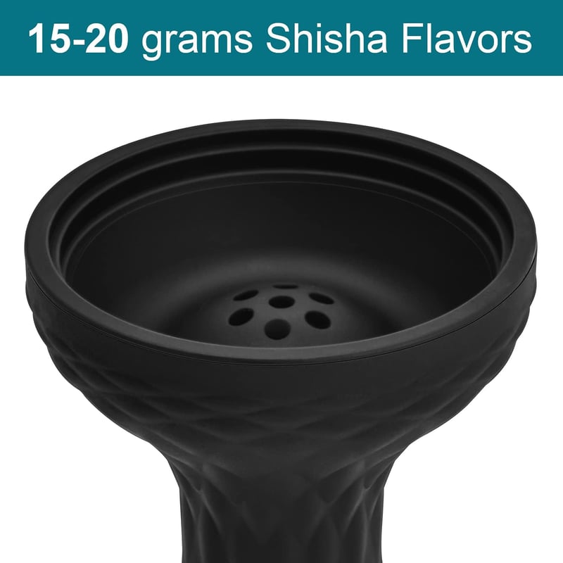 KITOSUN Vortex szilikon shisha fej 70° dőlésszögű, 15-18g kapacitás, Lotus HMD kompatibilis