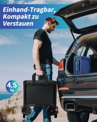 Skladací vozík Kitsure 100 l – Robustný a všestranný nákupný vozík 4