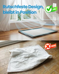 Covoraș din silicon pentru toaleta canină Kittyspout cu 4 cleme magnetice – 86x71 cm 3