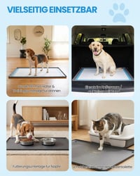 Covoraș din silicon pentru toaleta canină Kittyspout cu 4 cleme magnetice – 86x71 cm 7