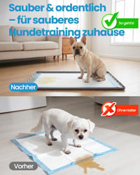 Covoraș din silicon pentru toaleta canină Kittyspout cu 4 cleme magnetice – 86x71 cm 2