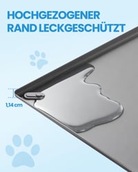 Covoraș din silicon pentru toaleta canină Kittyspout cu 4 cleme magnetice – 86x71 cm 5