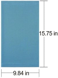 Kiuiom 2 db Hűsítő Csuklópánt - Unisex Sportcsuklószorító Jégselyem Anyagból, Légáteresztő, Rugalmas, Világoskék, 25x40 cm, Túrázáshoz, Spor 2