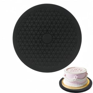 Platou rotativ Kiuiom la 360 de grade cu rulment cu bile din oțel, 30 cm, pentru laptop, monitor, televizor, difuzoare, plante