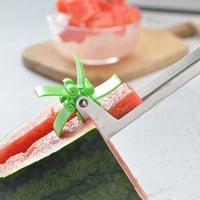Kiuiom görögdinnye szeletelő szélmalom kés rozsdamentes acél gyümölcsvilla, zöld színben pitaya, papaja, cantaloupe 4