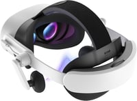 KIWI design Audio fejpánt akkumulátor Meta Quest 3/3S K4 Duo DualFast VR kiegyensúlyozott hangszett tartozék fekete-fehér 1