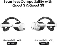 KIWI design K4 Boost komfort akkumulátoros fejheveder Meta Quest 3/3S-hez - 2,5 órás töltés 6
