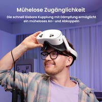 Hlavový popruh KIWI design K4 pre VR headset Meta Quest 3 a Quest 3S – Nastaviteľný, pohodlný doplnok na upevnenie na hlavu typu Elite 3