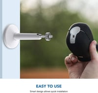 KIWI design Kamera Fali Tartó 2db Fehér, Wyze Cam Pan Kompatibilis Biztonsági Kamera Konzol 6