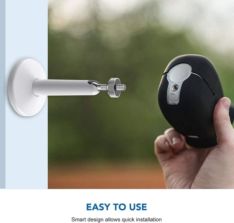 KIWI design Kamera Fali Tartó 2db Fehér, Wyze Cam Pan Kompatibilis Biztonsági Kamera Konzol