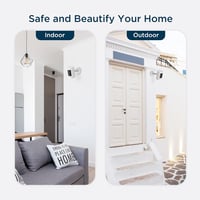 KIWI design Kamera Fali Tartó 2db Fehér, Wyze Cam Pan Kompatibilis Biztonsági Kamera Konzol 2