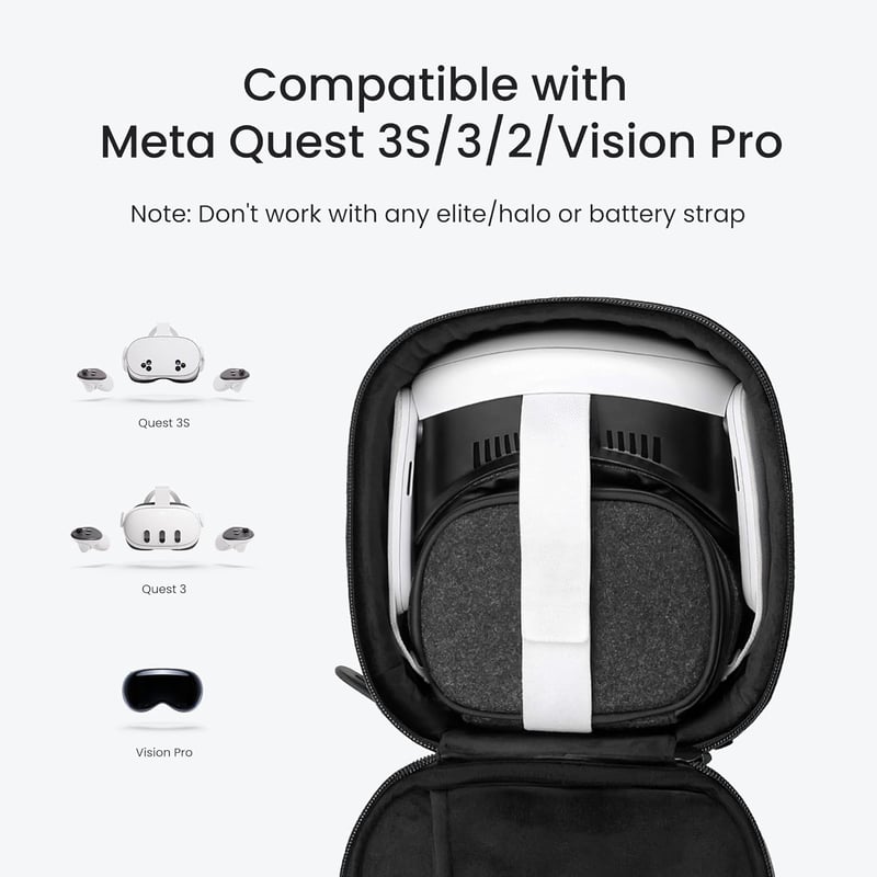 KIWI design P4 Hordozható Táska Szett Meta Quest 3S/3/2 és Vision Pro Kompatibilis