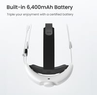 KIWI design SPC akkumulátoros fejpánt 6400 mAh, Meta Quest 3S/3 kompatibilis 2