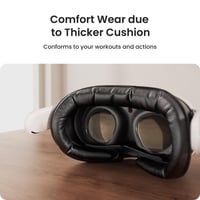 KIWI design V3 arcfelület-csere Meta Quest 3 VR headsethez - PU bőr - fekete 5