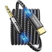 KiwiBird USB-C 3.5mm Jack Aux Kábel HiFi DAC 1.2m iPhone 16 15 Galaxy S25 S24 1