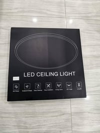 KIWIVIC 50W LED mennyezeti lámpa lapos kivitel 59 cm átmérő dimmelhető 1800K éjszakai fénnyel 2