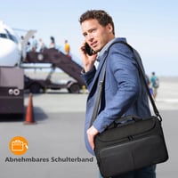 KIZUNA 14 Inch Laptop Táska MacBook Air 15 M3 Lenovo IdeaPad Flex 5 HP EliteBook Fekete 7