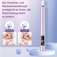 KKMOL Vezeték nélküli géles köröm csiszoló 25000 rpm elektromos körömreszelő 5
