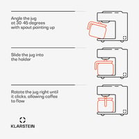 Klarstein 1.2L Filteres Kávéfőző 10 Csészés Termosbögre Időzítővel Rozsdamentes Acél 4