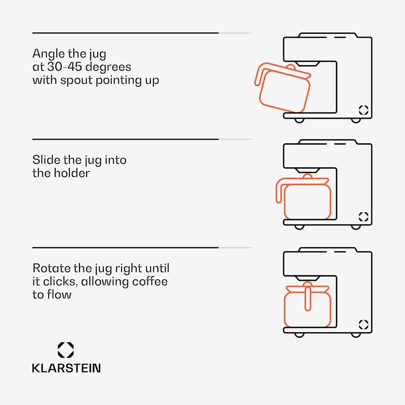 Klarstein 1.2L Filteres Kávéfőző 10 Csészés Termosbögre Időzítővel Rozsdamentes Acél