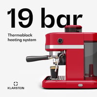 KLARSTEIN Bella Café Espresso Kávéfőző 19 Bar Beépített Kávédarálóval és Tejhabosítóval 4