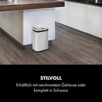 Klarstein Cleansmann 30L Szenzoros Szemetes Automatikus Nyitás Rozsdamentes Acél 2