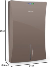 Klarstein Drybest 2000 2G Páramentesítő Ionizálóval, 700ml/nap, Csendes Működés, Penészedés Elleni 2