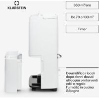 Klarstein DryFy Connect 50 WiFi Páramentesítő 50L/nap 45-55m² Fehér 4