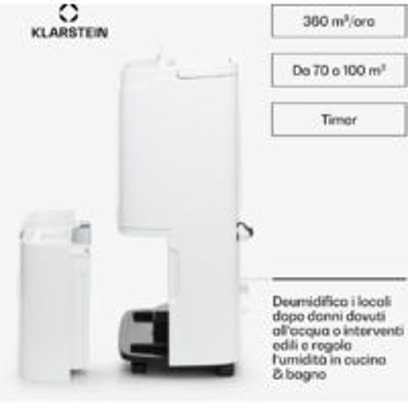 Klarstein DryFy Connect 50 WiFi Páramentesítő 50L/nap 45-55m² Fehér