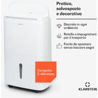 Klarstein DryFy Connect 50 WiFi Páramentesítő 50L/nap 45-55m² Fehér 2