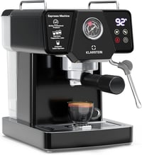 KLARSTEIN Libeica 19 bar eszpresszógép 1350W rozsdamentes acél tejhabosítóval 1