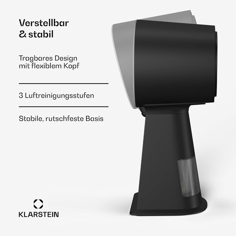 Klarstein Mini Cooler Hood 200 m³/h Hordozható Konyhai Páraelszívó Kompakt Szűrővel