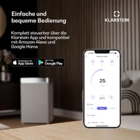 Klarstein Okos Páramentesítő 55m² Wifi App Fürdőszoba Pince 50L 6