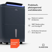 Klarstein Okos Páramentesítő 55m² Wifi App Fürdőszoba Pince 50L 2