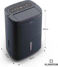 Klarstein Okos Páramentesítő 55m² Wifi App Fürdőszoba Pince 50L 8