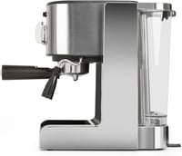 Klarstein Passionata 20 Ezüst Eszpresszó Kávéfőző Gép 1,25L Kivehető Tartállyal - Cappuccino és Latte Készítéshez, Modern Dizájn 4