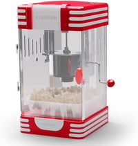 Klarstein Retro Popcorn Gép 300W Rozsdamentes Acél Tartállyal Édes és Sós Popcornhoz 1