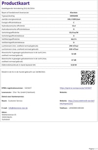 Klarstein Victoria 60 cm-es retro falra szerelhető páraelszívó, 645 m³/h, LED, alumínium szűrő 9
