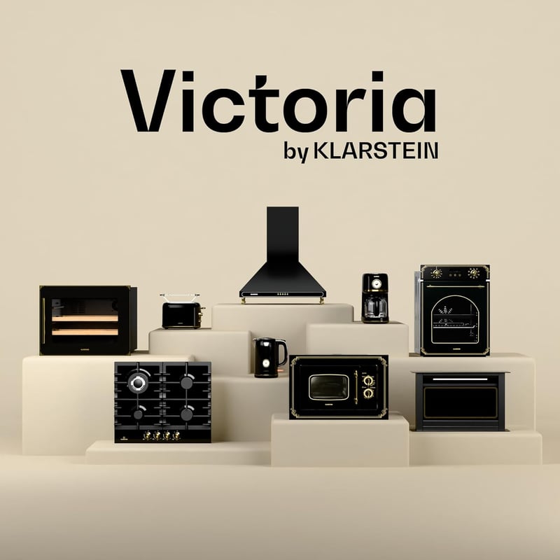 Klarstein Victoria 60 cm-es retro falra szerelhető páraelszívó, 645 m³/h, LED, alumínium szűrő