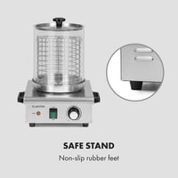 Klarstein Wurstfabrik Pro 450W Virsli Melegítő 5L Rozsdamentes Acél Üveg 7